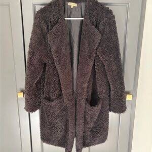 Democracy Charcoal Teddy Jacket